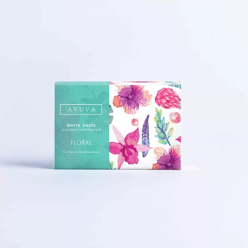 AVUVA Floral White Paste 100 gm - أفوفا معجون أبيض برائحة الزهور 100 جرام