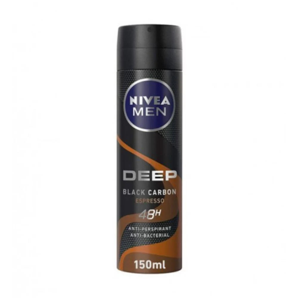 Nivea Spray Deep Black Carbon - نيفيا سبراي ديب بلاك كاربون مضاد للتعرق