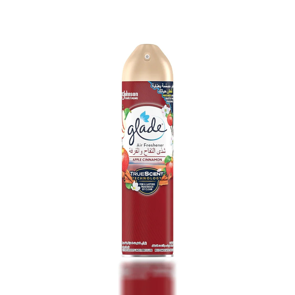 Glade air freshener apple cinnamon 300ml - جليد معطر جو برائحة التفاح والقرفة  300 مل