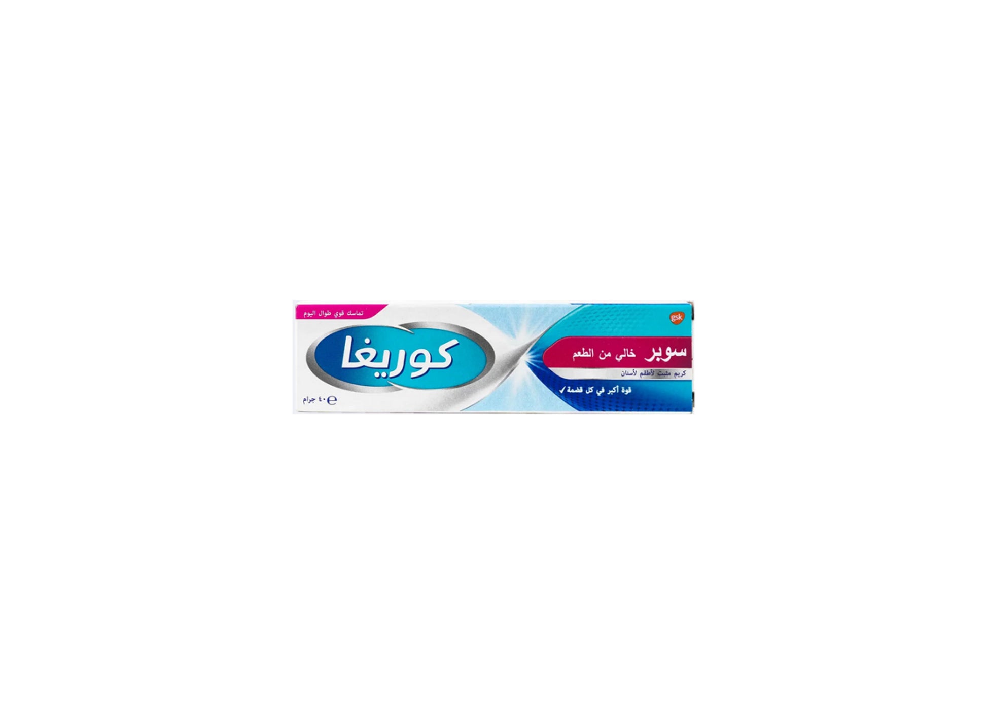 Corega Denture Fixative Cream 20g - كوريجا كريم مثبت لأطقم الاسنان 20جم