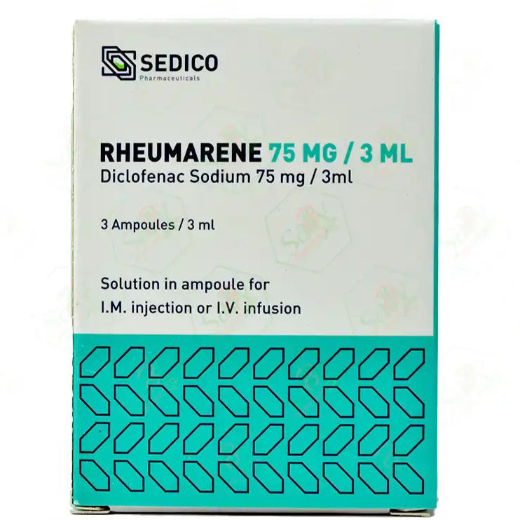 Rheumarene 75mg/3ml 3 amp. I.M. Injection - رومارين 75مجم/3مل 3 امبولات