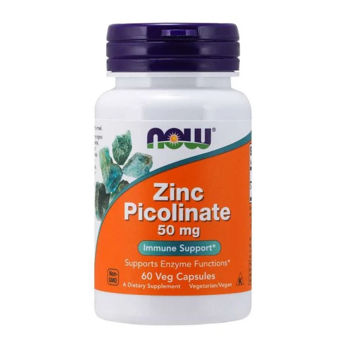 NOW Zinc Picolinate 60 Cap - ناو زنك بيكولينات 60 كبسولة