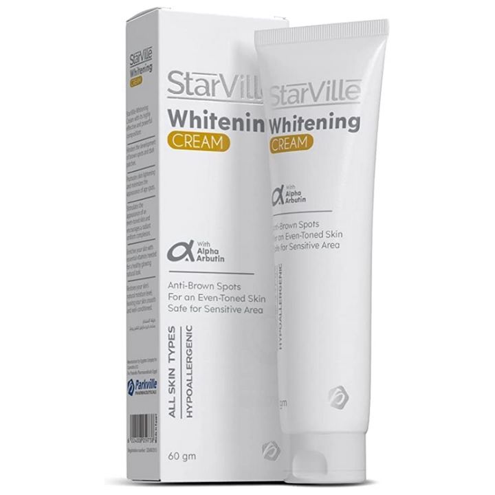 StarVille Whitening Night Care Gel 60 gm - ستارفيل جيل تفتيح البشرة 60 جم