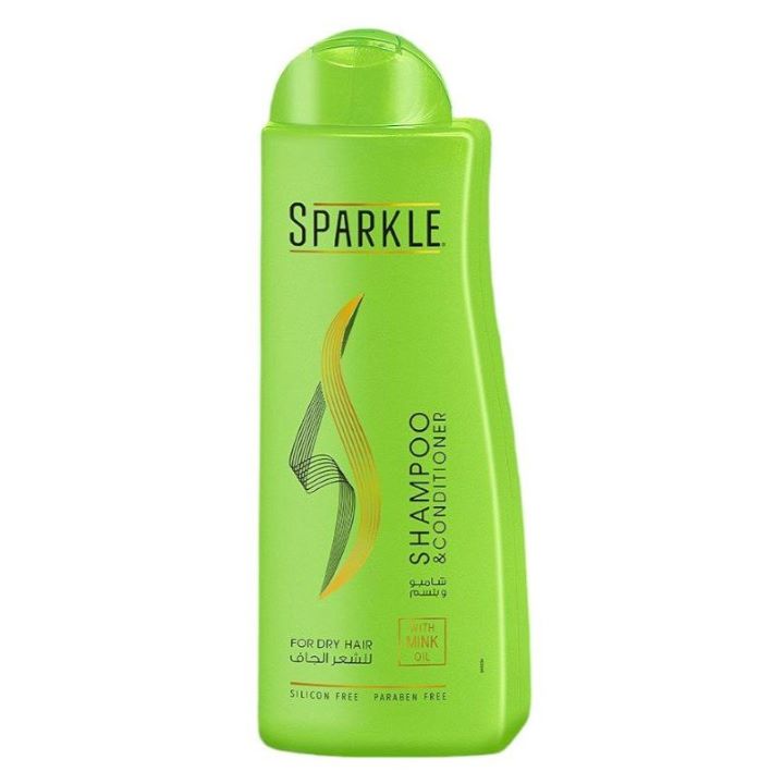 Sparkle Natural Mink Oil Shampoo And Conditioner 350 Ml - سباركل شامبو وبلسم للشعر الجاف 350 مل