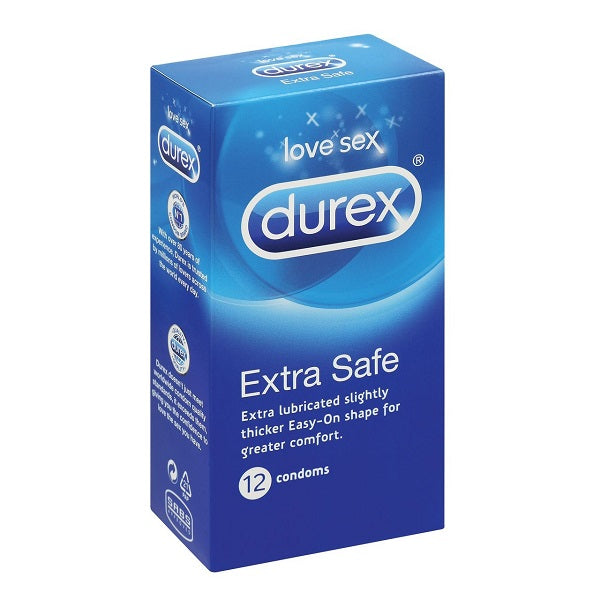 DUREX PRESERVATIFS EXTRA SAFE B12 - ديوريكس اكسترا سيف 12 قطعة