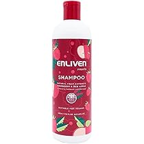 Enliven Shampoo raspberry & red apple 500ml - انليفن شامبو برائحة التوت والتفاح الأحمر 500مل