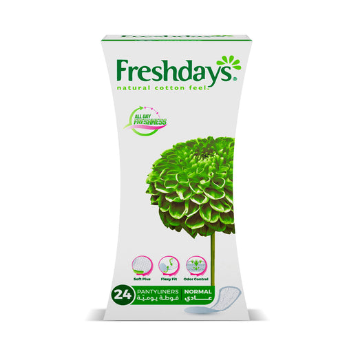 Freshdays Normal 24 Daily Pads - فريش دايز فوطة يومية عادية 24 فوطة