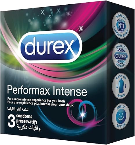 Durex Performax Intense Condom 3 Pack -