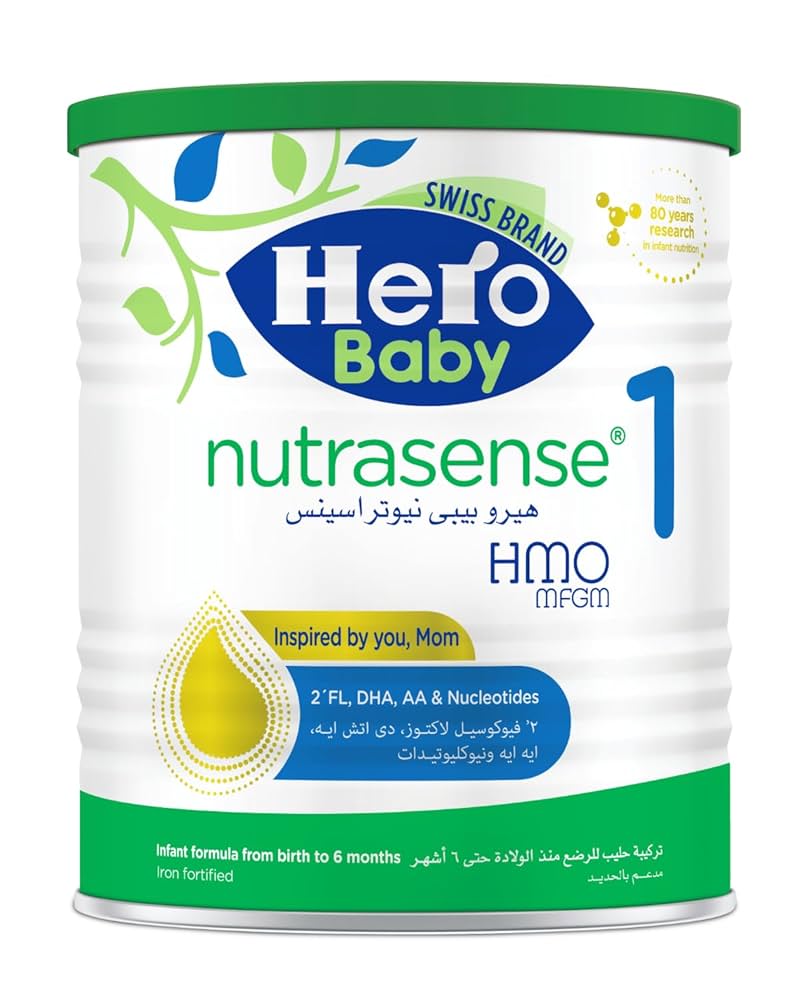 Hero Baby Nutra Sense Milk Stage 1 400g - لبن هيرو بيبي نيوترا سينس مرحلة 1 400جم