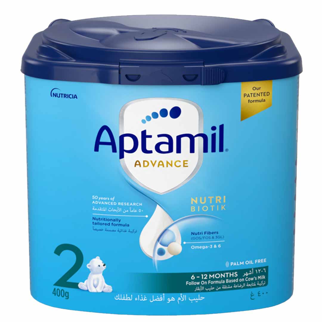 Aptamil Advance Milk Stage 2 400g- أبتاميل أدفانس لبن مرحلة 2 400جم