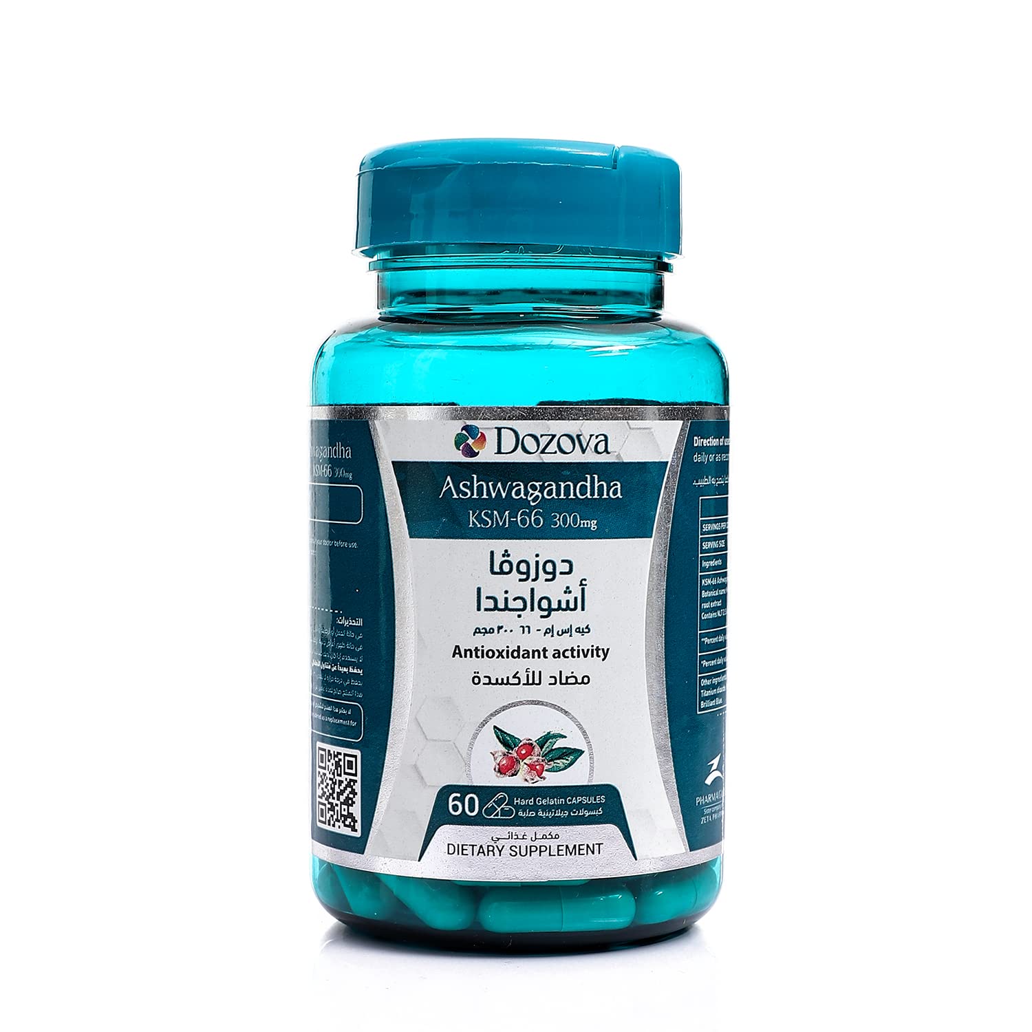 Dozova Ashwagandha 60 Cap - دوزوفا أشواجاندا 60 كبسولة
