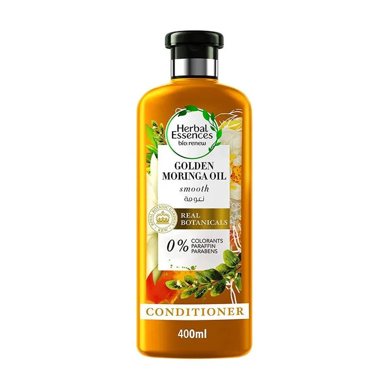 Herbal Essences Biorenew Golden Moringa Oil Conditioner 400 ml - هربل إيسنسز بلسم زيت المورينغا الذهبي400 مل