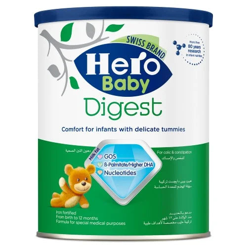 Hero Baby Digest Milk 400g- هيرو بيبي لبن دايجست 400جم