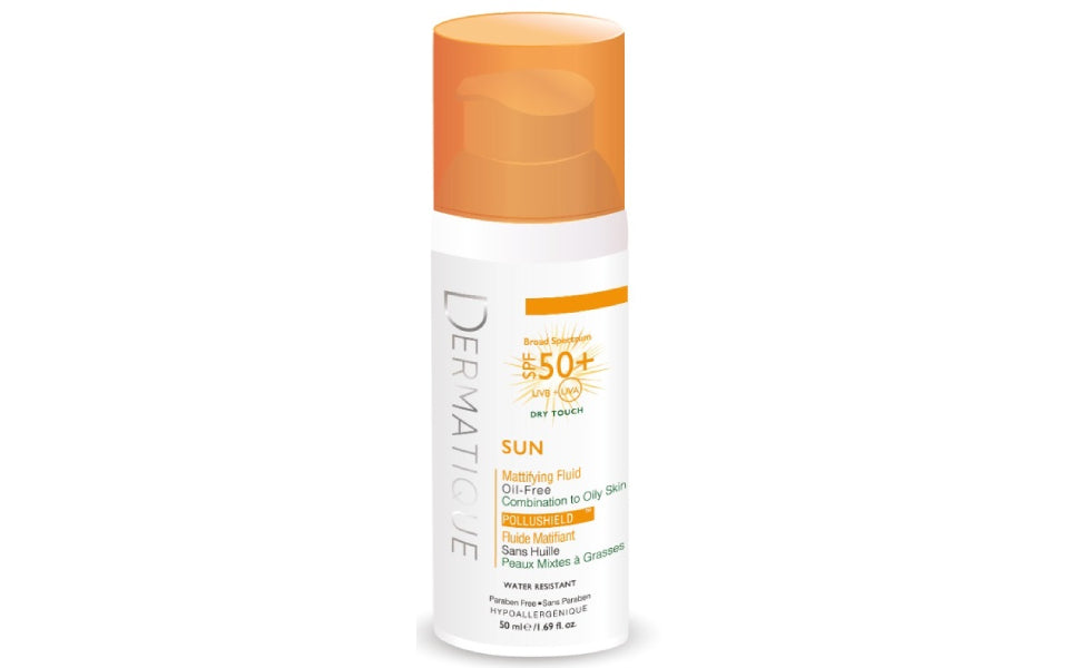 Dermatique Mattifying Fluid SPF50+ 50ml - ديرماتيك صن بلوك (مقلل اللمعان) للحماية من الشمس 50 مل