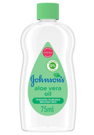 Johnson's aloe vera oil 75ml - جونسون  زيت الأطفال بالصبار 75 مل