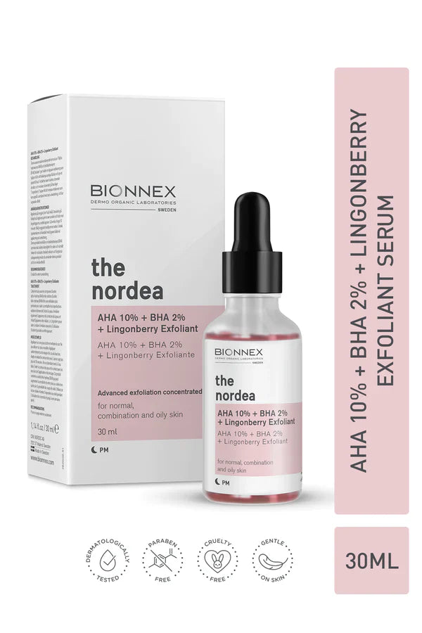 Bionnex The Nordea AHA BHA Serum 30ml - بيونيكس سيروم مقشر بالاحماض 30مل