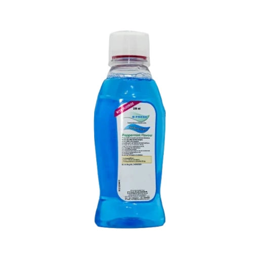 B Fresh Mouth Wash With Mint 250ml - بي فريش غسول للفم بالنعناع 250مل