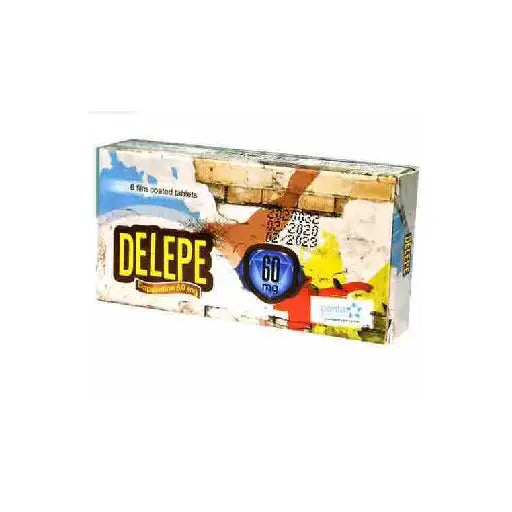 Delepe 60mg 6 Tab - ديلبي 60مجم 6 أقراص
