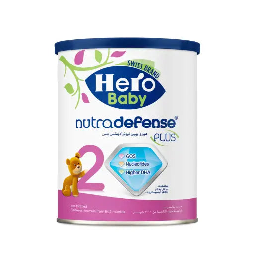 Hero Baby Nutra Defense Plus Milk Stage 2 400g - لبن هيرو بيبي نيوترا ديفينس بلس مرحلة 2 400جم