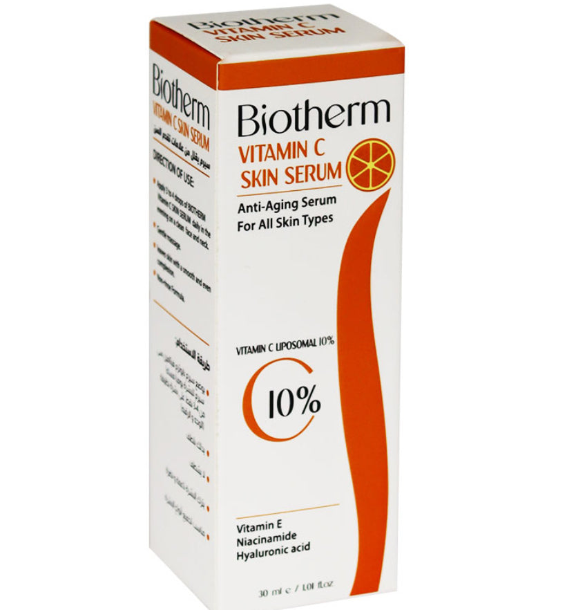 Biotherm vitamin c 1+1 - بايوثيرم سيرم فيتامين سي ١٠٪ مضاد للتجاعيد