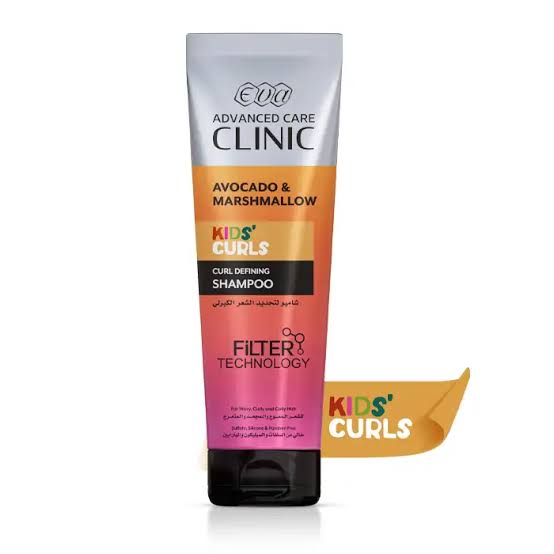 Eva advanced kids curls shampoo -ايفا شامبو اطفال للشعر الكيرلي