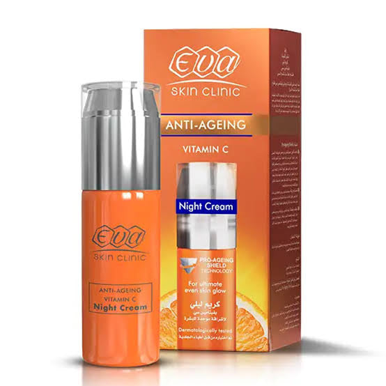 Eva night cream vitamin C - ايفا كريم ليلي بفيتامين سي