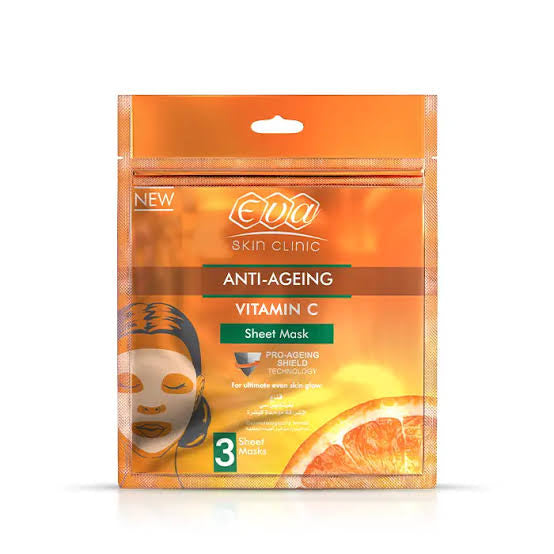 Eva vitamin C sheet mask - ايفا فيتامين سي قناع للوجة