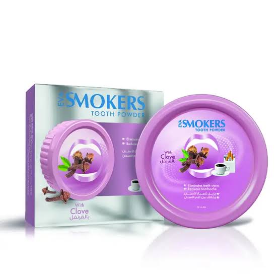 Eva smokers powder with clove -ايفا مسحوق تنظيف اسنان بالقرنفل