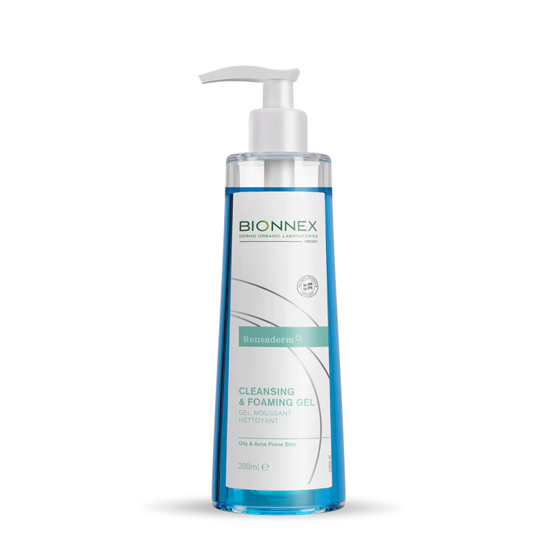 Bionnex Rensaderm Cleansing Gel 200ml - بيونكس غسول جيل للبشرة الدهنية 200 مل