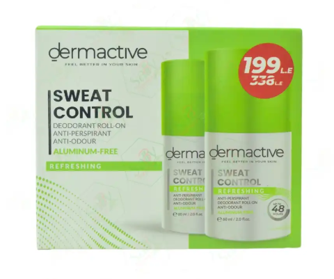 DERMACTIVE SWEAT CONTROL REFRESHING KIT - مجموعة ديرماكتيف للتحكم في التعرق المنعشة للبشرة الحساسة