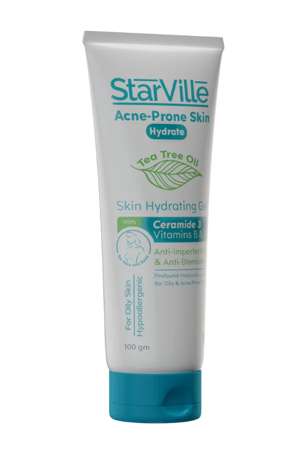 Starville Acne-Prone Skin Hydrating 100 gm - ستارفيل جل مرطب بشرة معرضة لحب الشباب 100 جم
