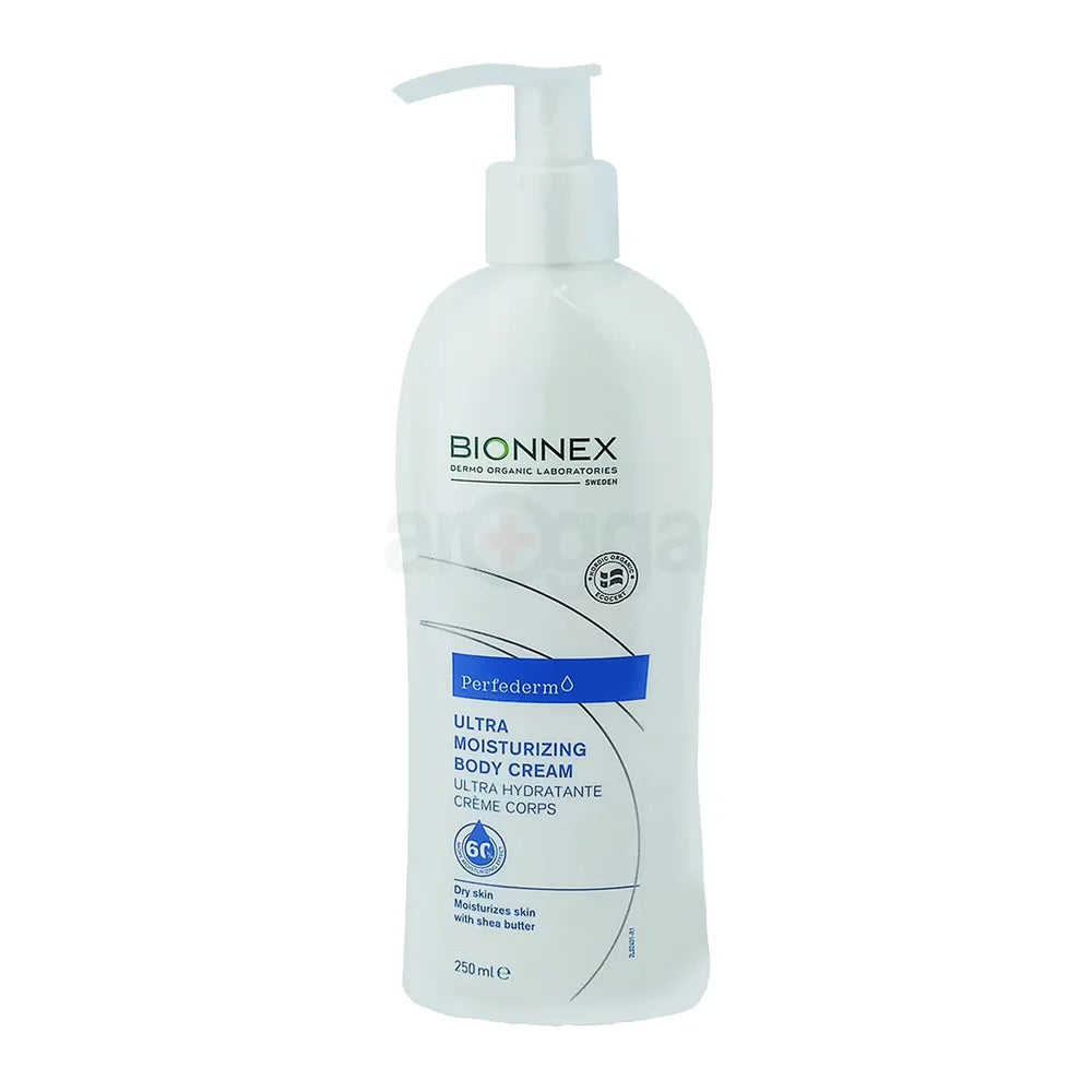 Bionnex Ultra Moisturizing Body Cream 250ml - بيونيكس بيرفيديرم كريم للجسم 250 مل
