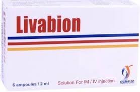 LIVABION I.M. 6 AMPULES - ليفابيون 6 أمبولات للحقن العضلي