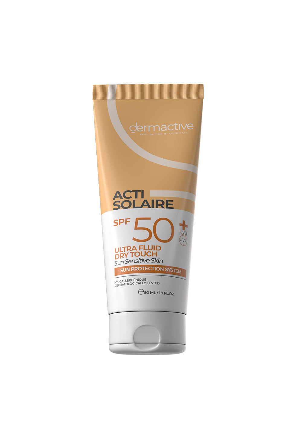 Dermactive ACTI-SOLAIRE SPF 50+ Ultra Fluid 50ML- ديرماكتيف اكتي سوليرسائل الحماية من الشمس فلويد 50مل
