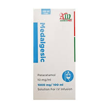Medalgesic 1000 mg 100 ml I.V. Infusion - ميدالجيسيك 1000 ملغ 100 مل محلول وريدي
