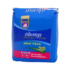 Always Perfect Plus Aloe Vera Long 8 Pads - اولويز فوط صحية بالألوفيرا طويل 8 فوط