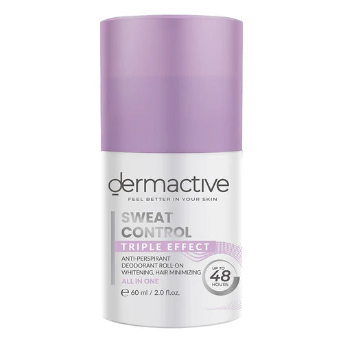 Dermactive Sweat Control Triple Effect Roll On 60 ml - ديرماكتيف مزيل عرق بالتأثير الثلاثي 60 مل
